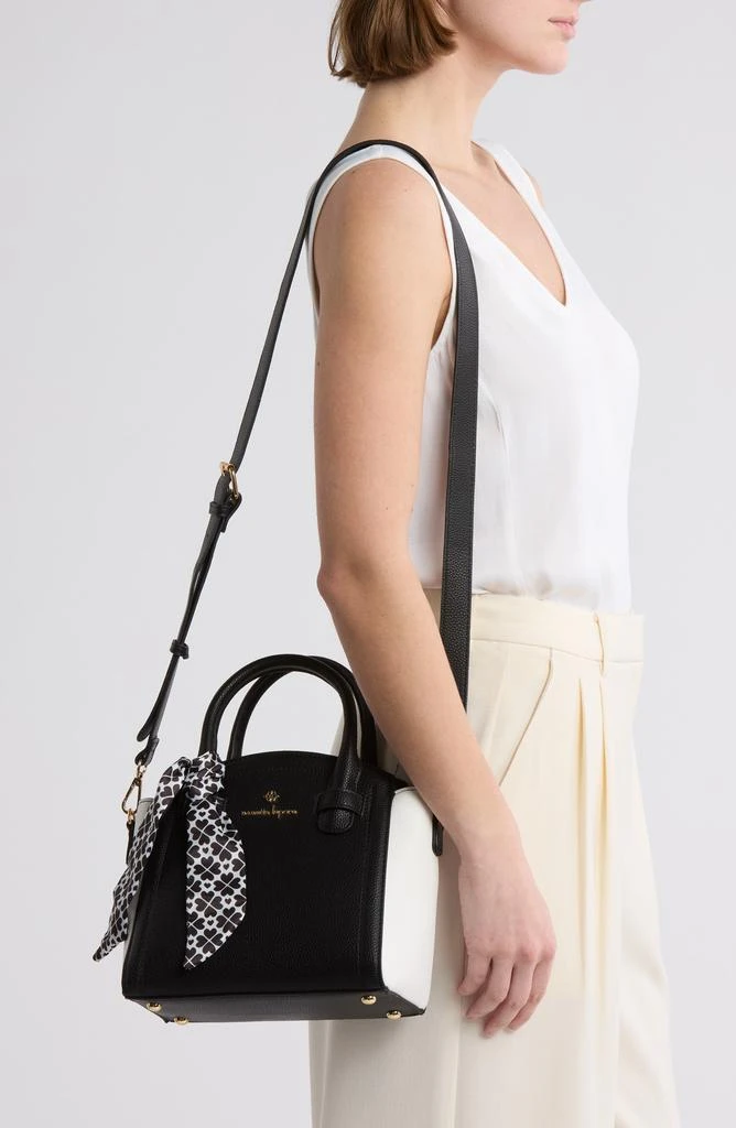 Nanette Lepore Colorblock Scarf Satchel Bag 2