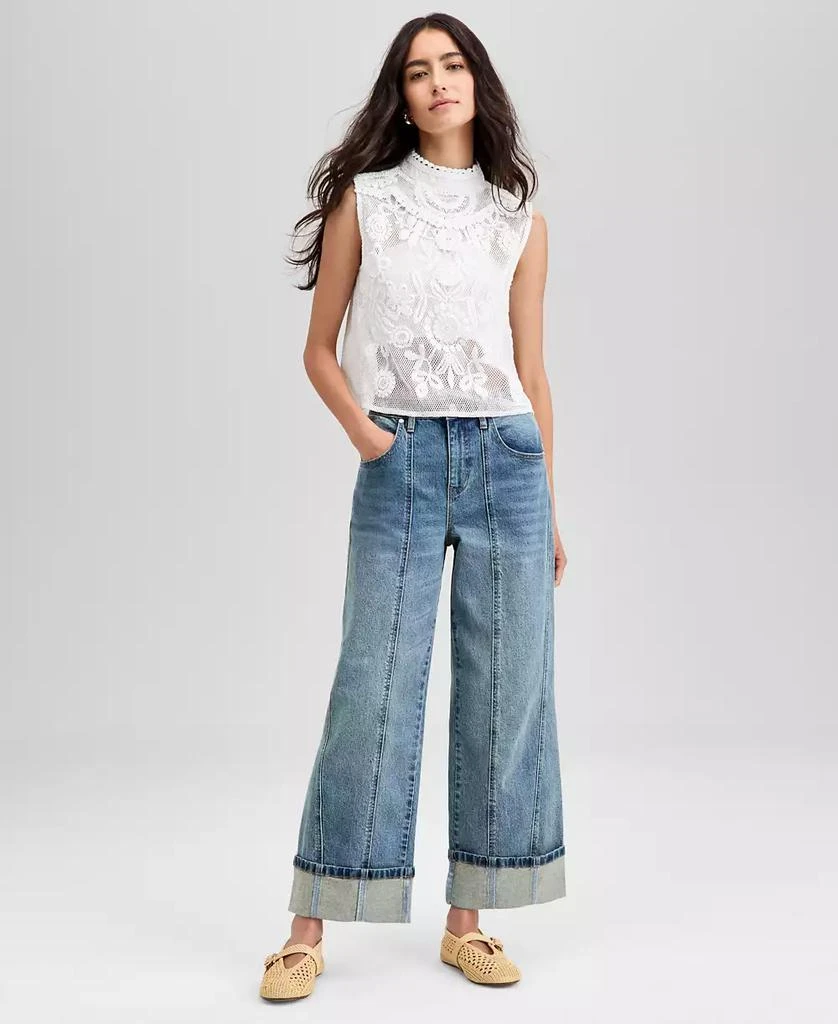 And Now This Petite Crochet Sleeveless Top, Exclusively at Macy's 2