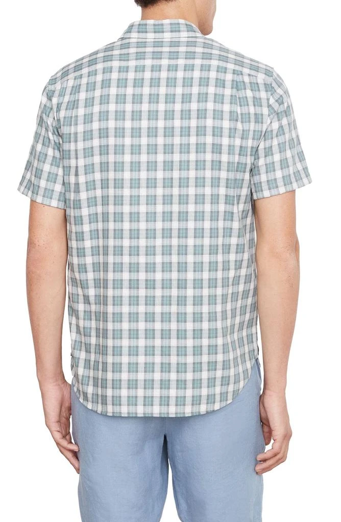 Vince Cannes Plaid Short Sleeve Button-Up Shirt 2