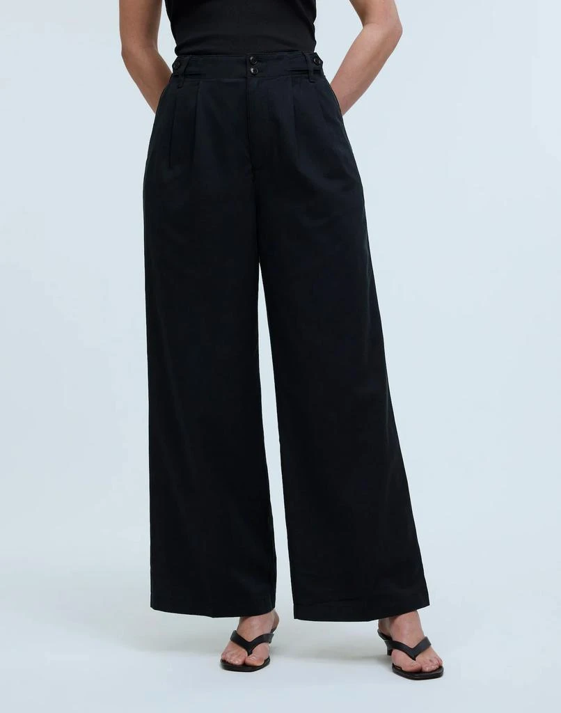 Madewell The Tall Curvy Harlow Wide-Leg Pant in Drapey Twill 2