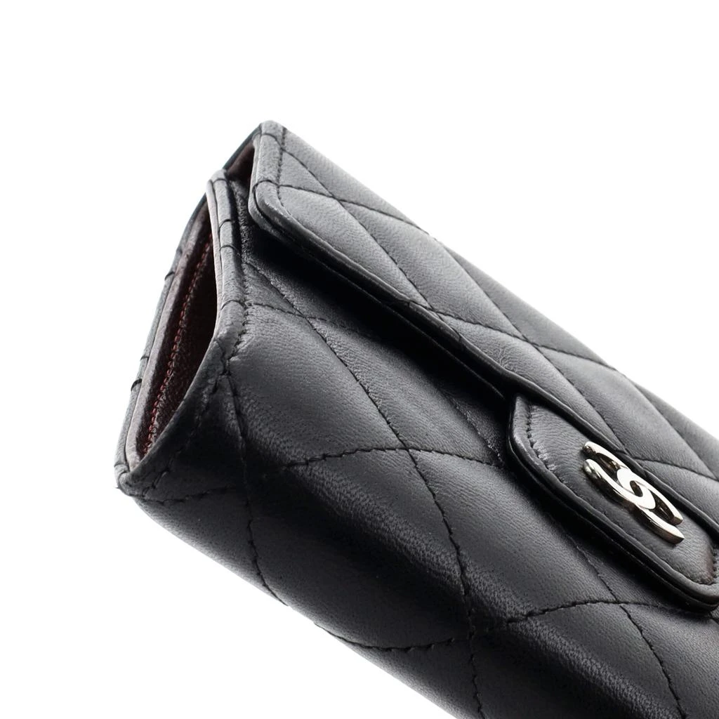 Chanel CC Compact Classic Flap Wallet Quilted Lambskin 6