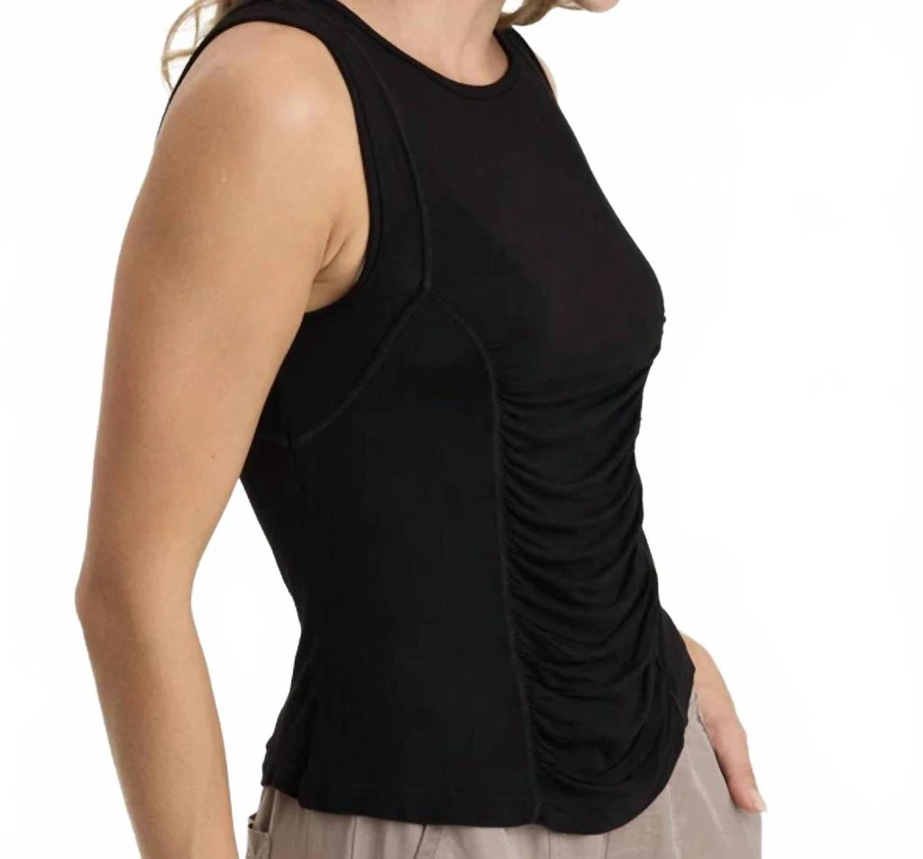 XCVI Bano Tank In Black 2