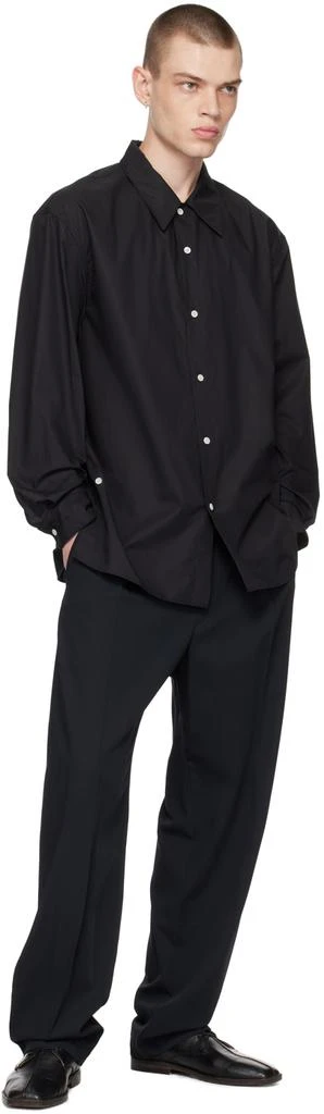 Lemaire Black Pleated Trousers 4