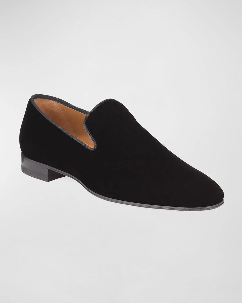 Christian Louboutin Men's Dandelion Velvet Loafers 2