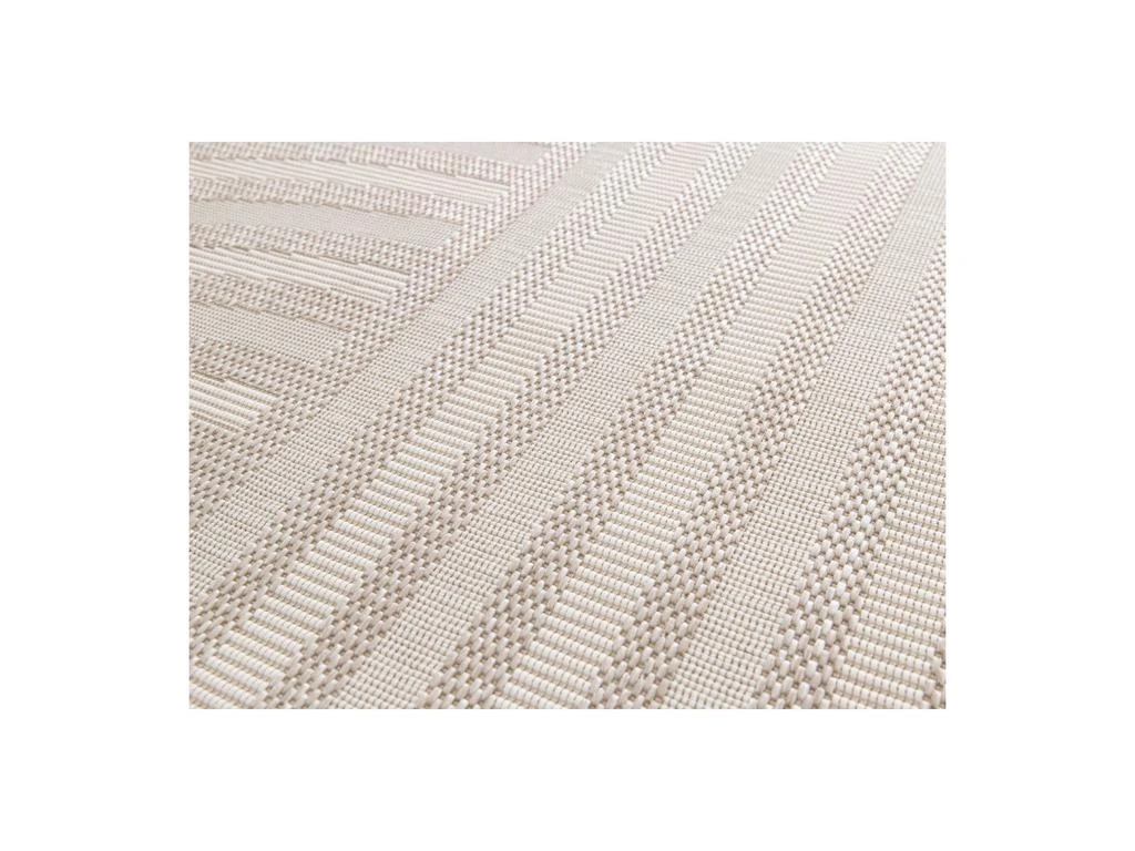 Bobochic Tapis Poils Ras - Annie - Motif Abstrait - Beige 6
