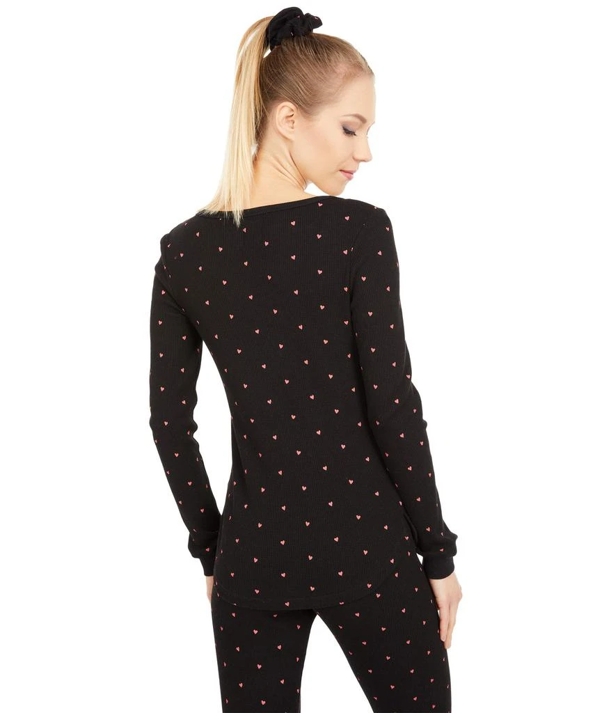 Plush Thermal Heart Pajama + Scrunchie Set 3