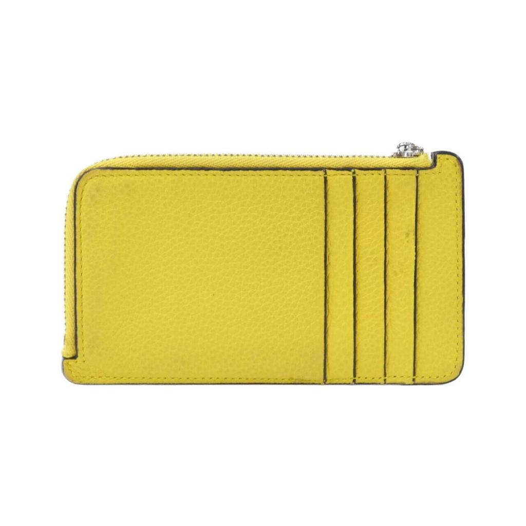 Loewe yellow Leather Coin Purse/Coin Case (Pre-Owned)