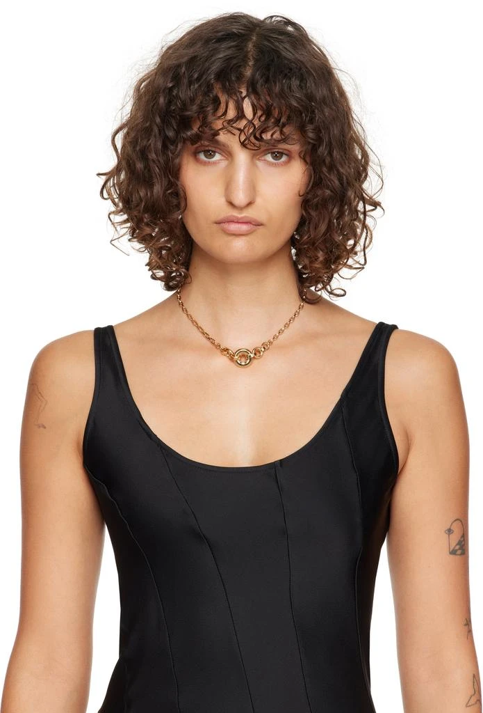 Laura Lombardi Gold Pezza Necklace 2