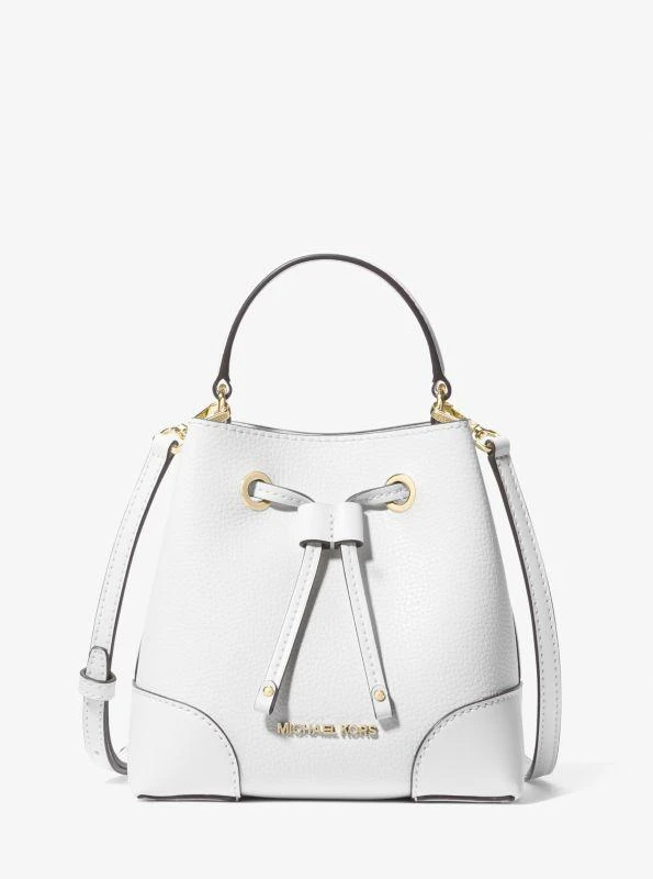 michael_kors Mercer Small Pebbled Leather Bucket Bag 1