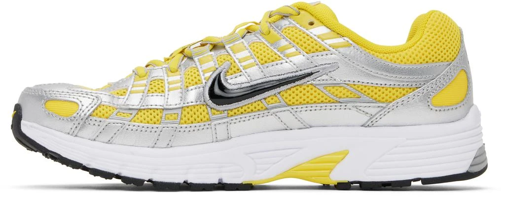 NIKE Silver & Yellow P-6000 Sneakers 3