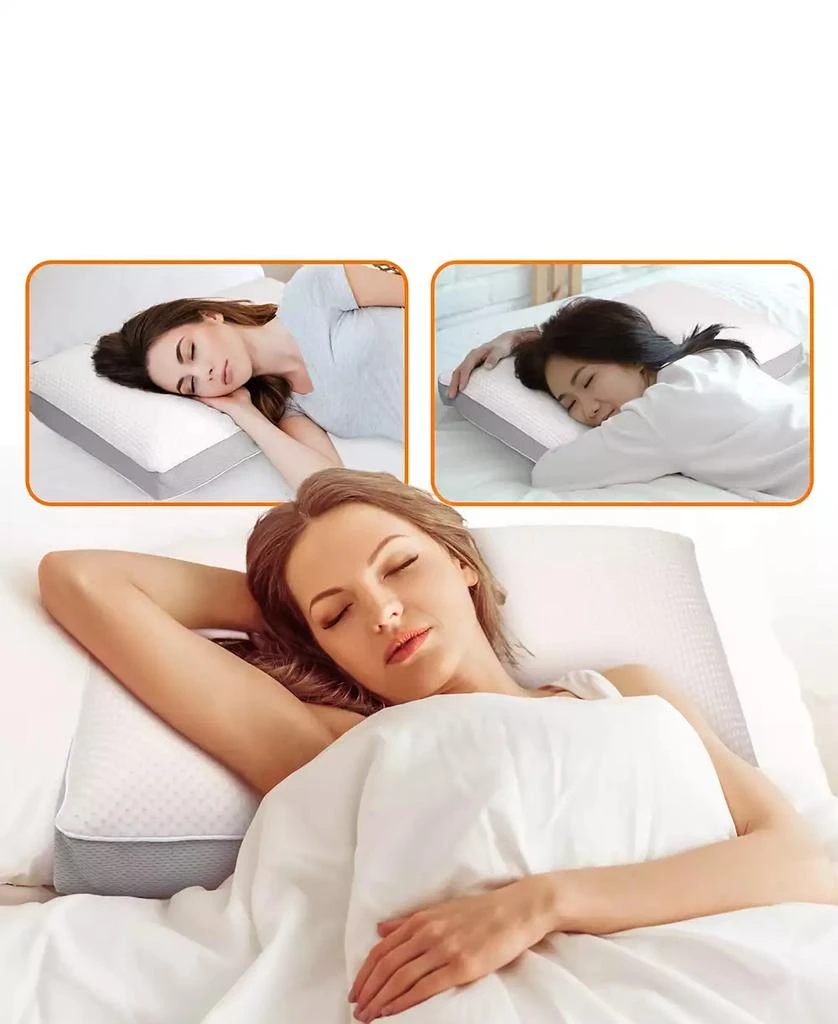 Cheer Collection Dual-Sided Latex Foam Pillow 2