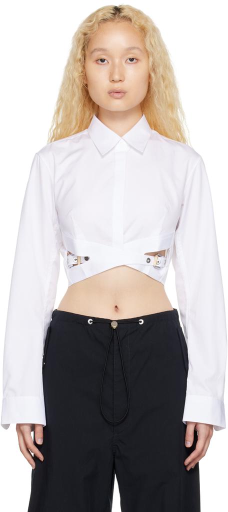 Dion Lee White Interlock Shirt