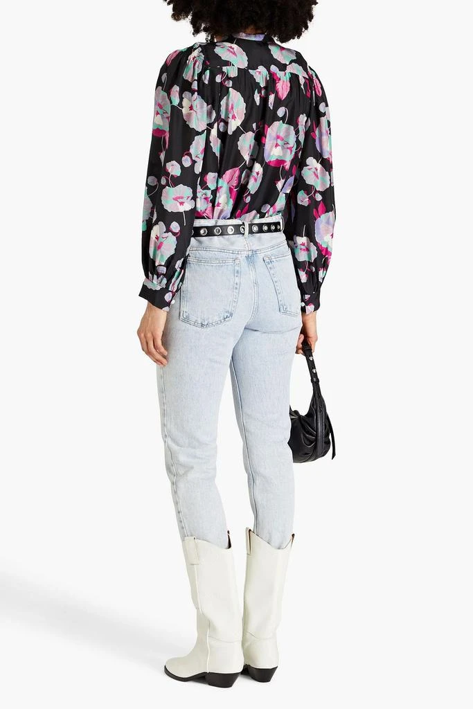 Isabel Marant Ritonea floral-print silk shirt 3