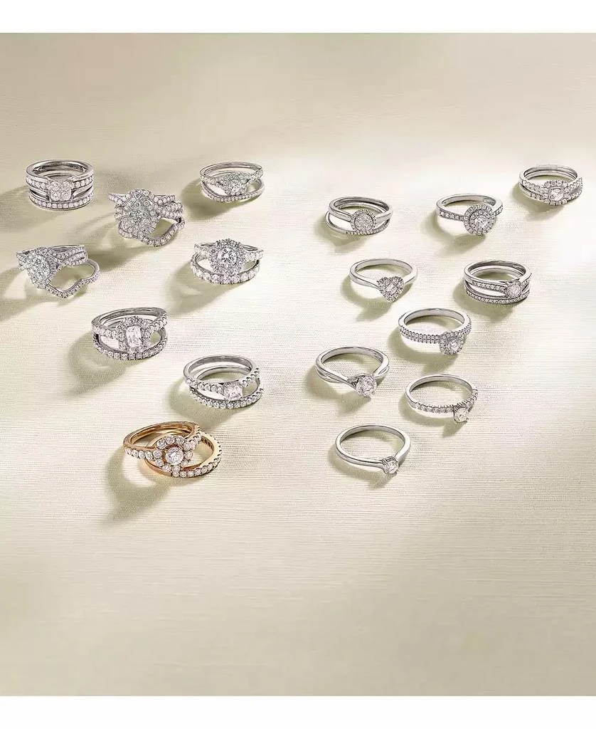 Macy
s Diamond Heart Halo Ring (1/3 ct. t.w.) in 14k White Gold 4