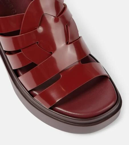 Clergerie Nindy leather platform sandals 5