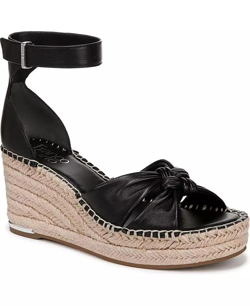 Franco Sarto Women's Clementine Open Toe Espadrille Wedge Sandals 1