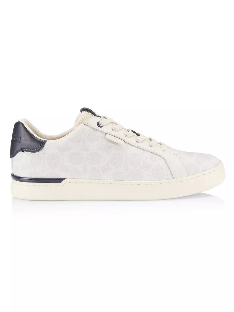 Coach Low-Top Monogram Logo Sneakers 1