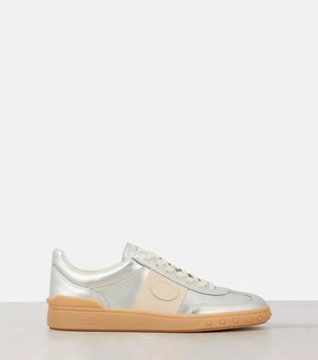 Valentino Upvillage VLogo metallic leather sneakers 4