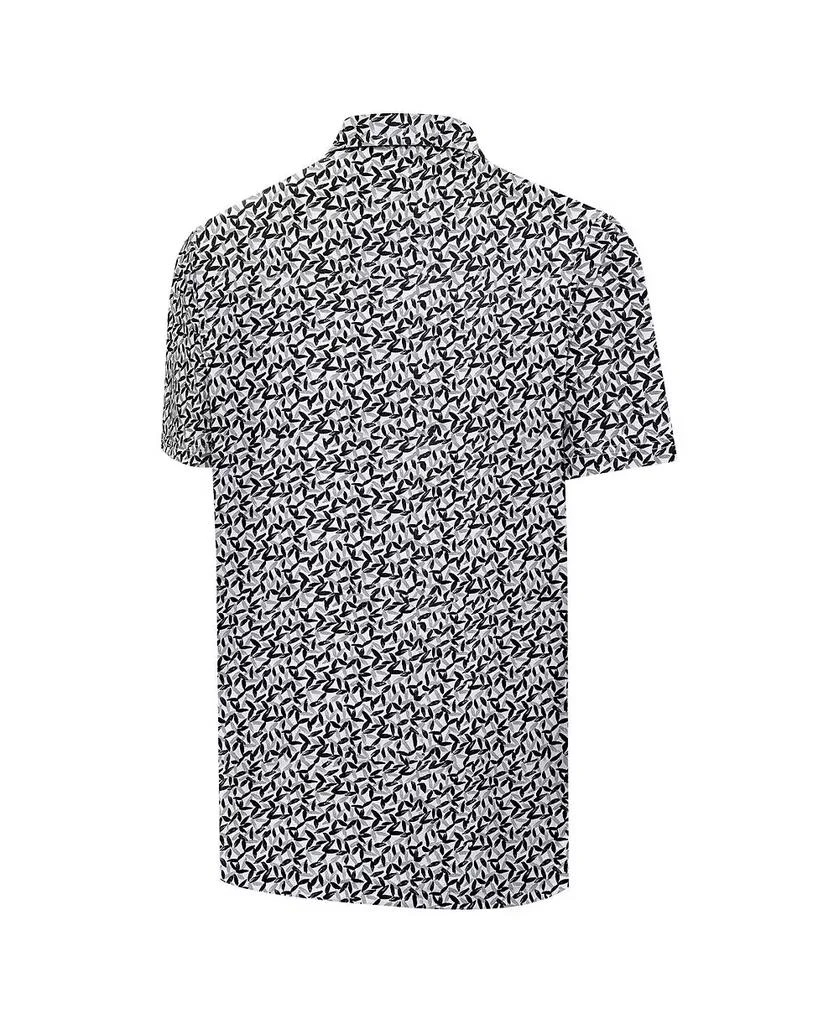 Antigua Men's Gray/Black USMNT Seasons Polo Shirt 3