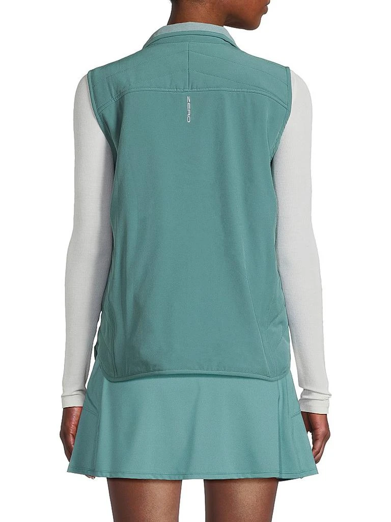 Zero Restriction Saige Quilted-Side Zip-Up Vest 5