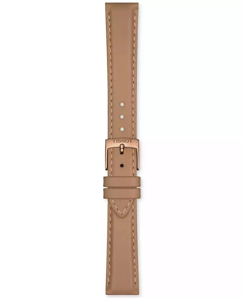 Tissot Women's Swiss Everytime Beige Leather Strap Watch 34mm 4