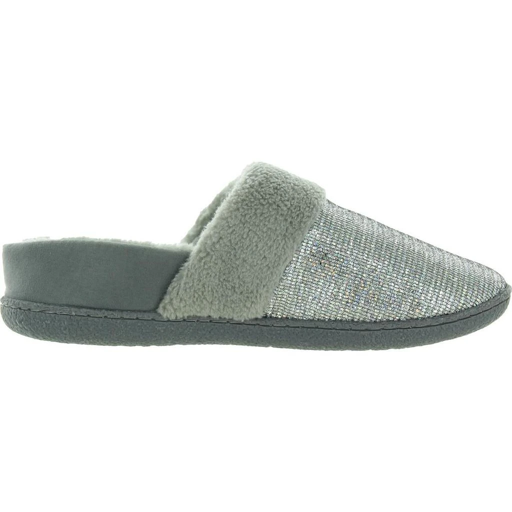 Easy Spirit Siesta 8 Womens Faux Fur Glitter Loafer Slippers 10