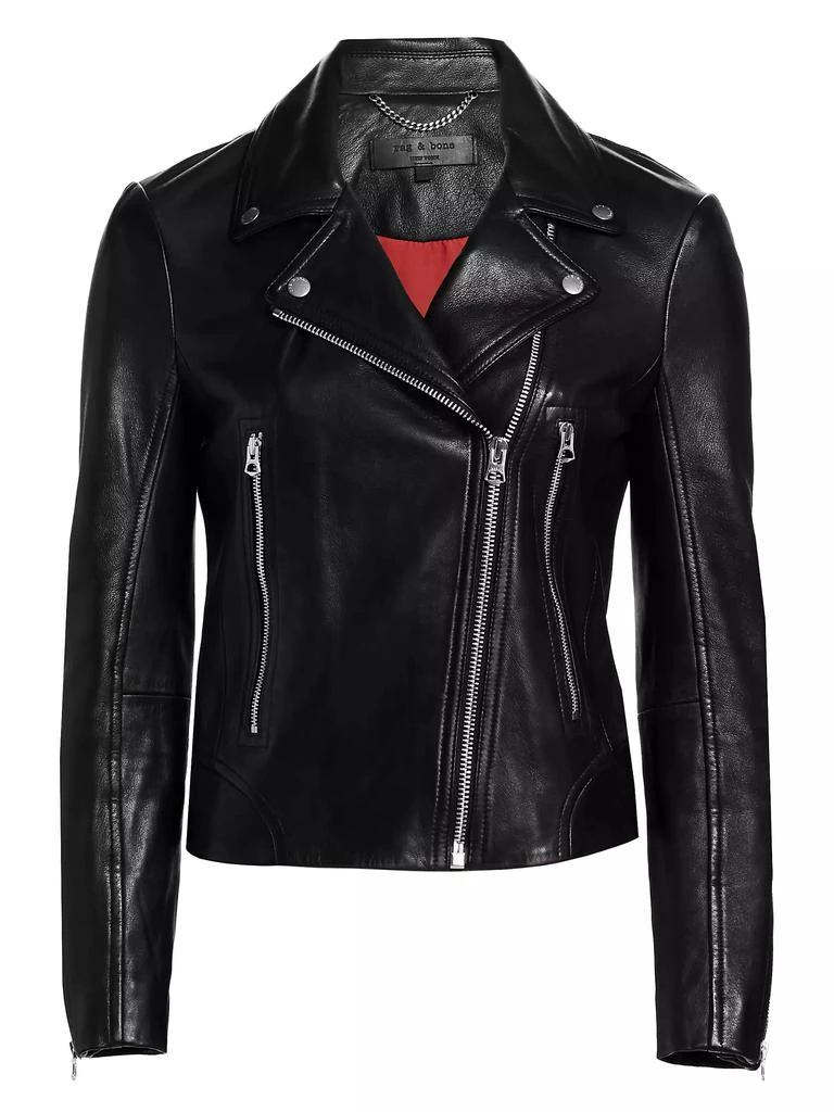 Rag & Bone Mack Leather Moto Jacket 1