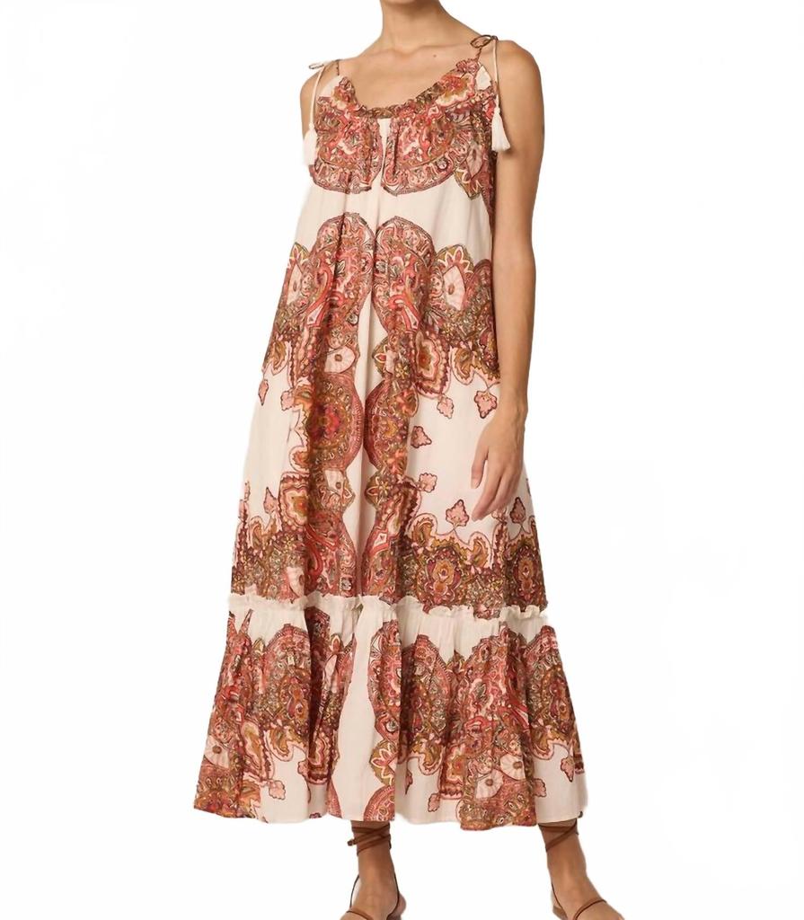 Cleobella Cindy Ankle Dress In Multi
