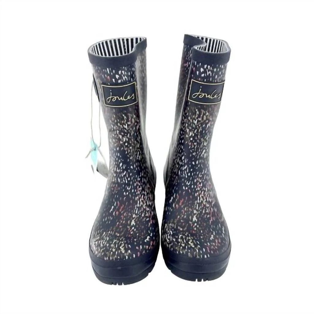 Joules Joules - Women's Molly Mid Calf Speckle Rubber Rain Boots 2