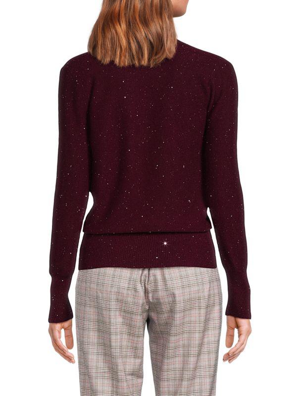 Sofia Cashmere Surplice Shimmer Cashmere Top