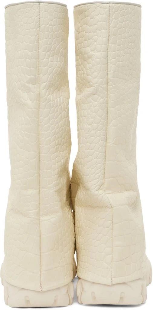 Rombaut Off-White Boccaccio II Rain Apple Leather Tall Boots 2
