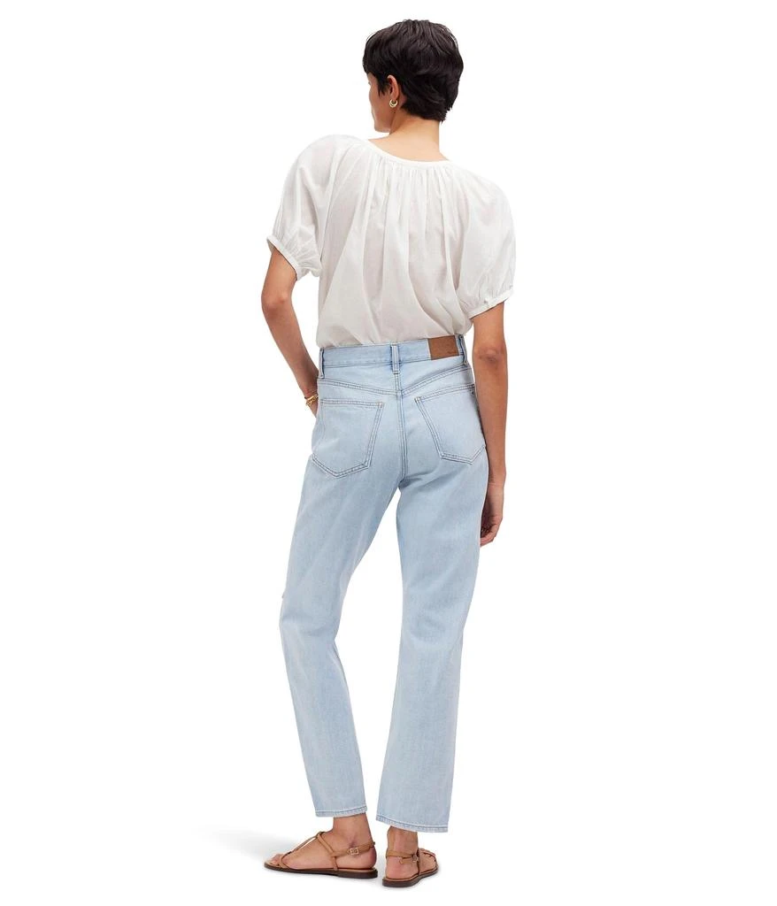 Madewell The Perfect Summer '90s Straight Crop Jean in Fitzgerald Wash 2