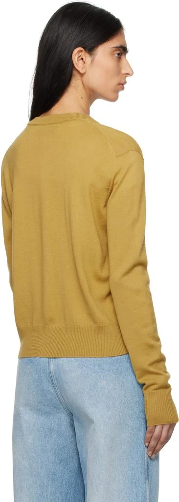 AMI Khaki Wool Ami de Coeur Cardigan 3