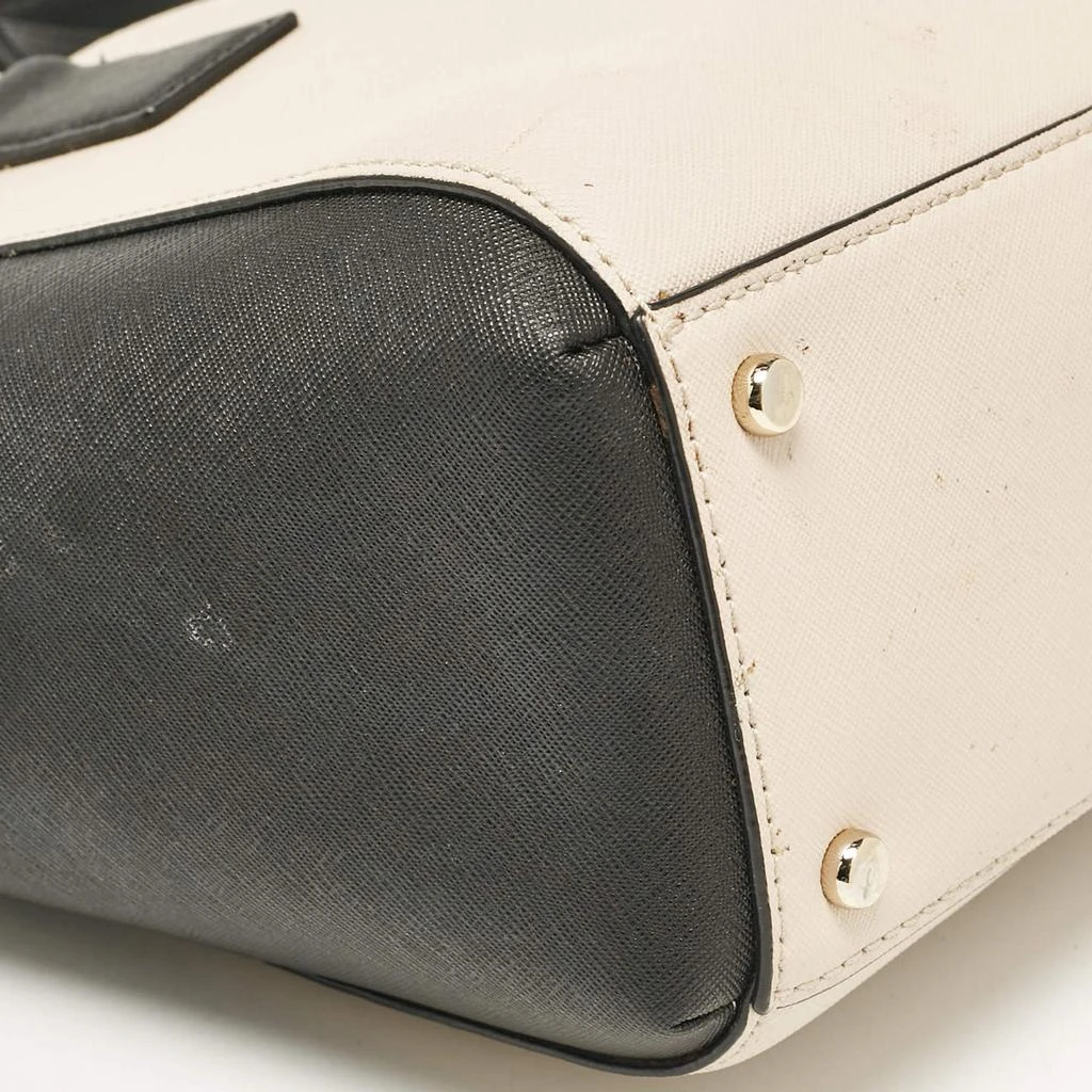 Kate Spade Kate Spade Black/Cream Leather Cameron Street Teegan Top Handle Bag 24