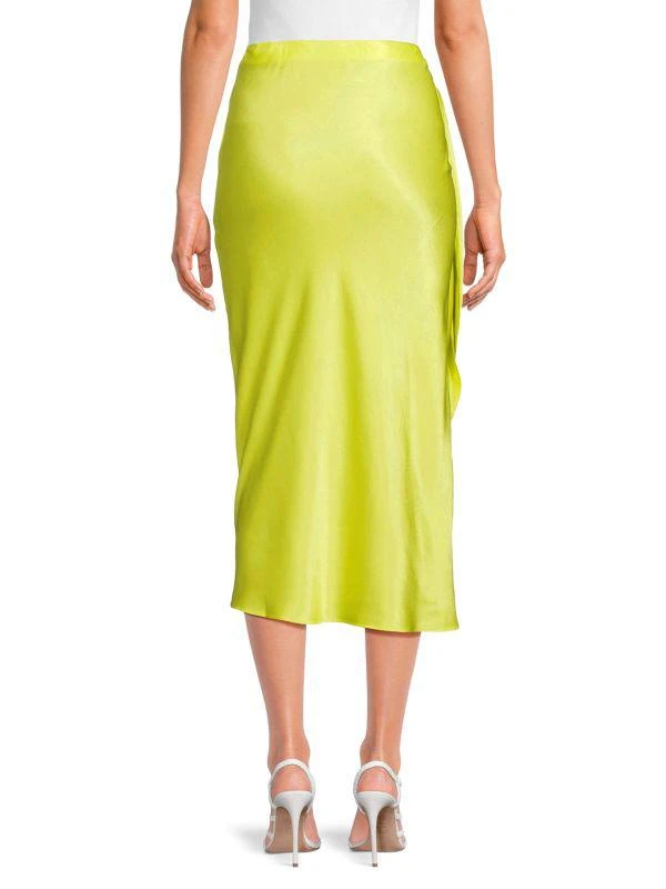 Rails Adrienne Satin Wrap Midi Skirt 2
