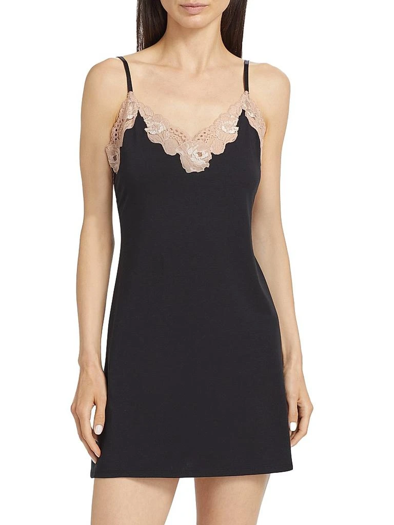 Josie Imagine Lace Jersey Slip Minidress 3