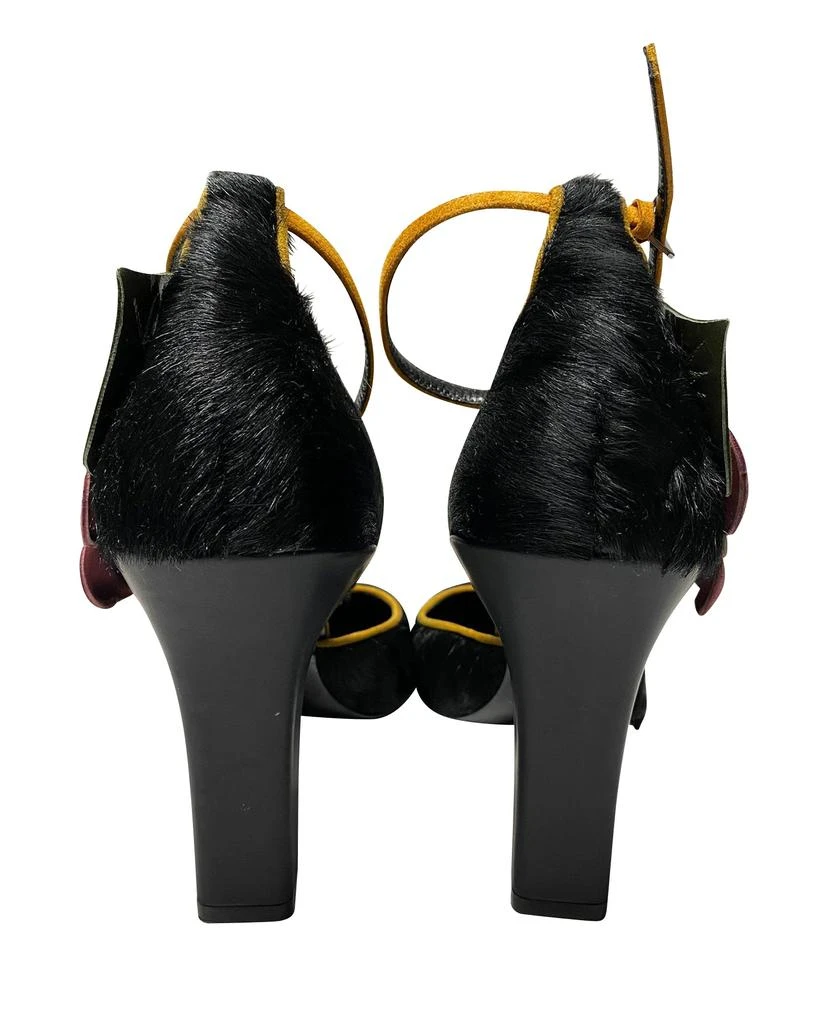 Fabrizio Viti Violets For Your Fur Pumps in Black Fur 5