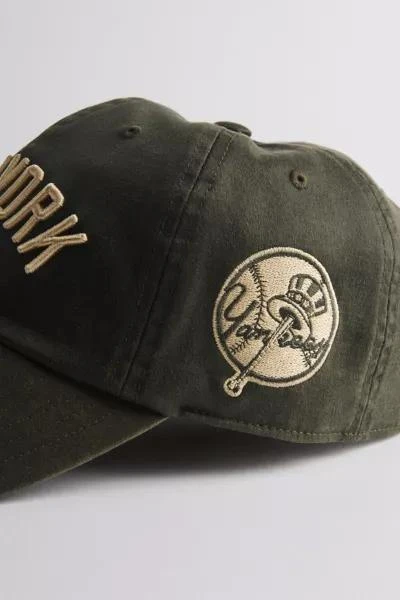 Mitchell & Ness Mitchell & Ness MLB New York Yankees Leather Dad Hat 2