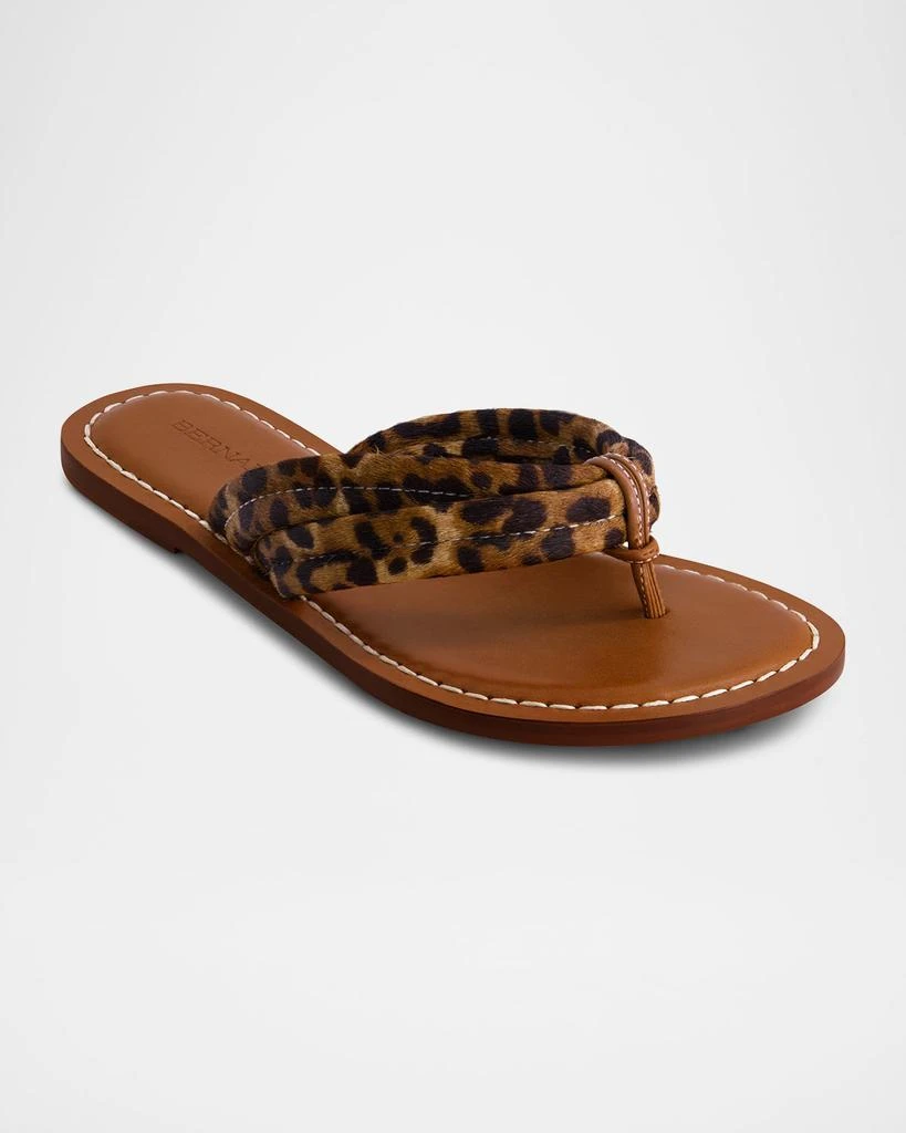 Bernardo Miami Leopard Flat Thong Sandals 2