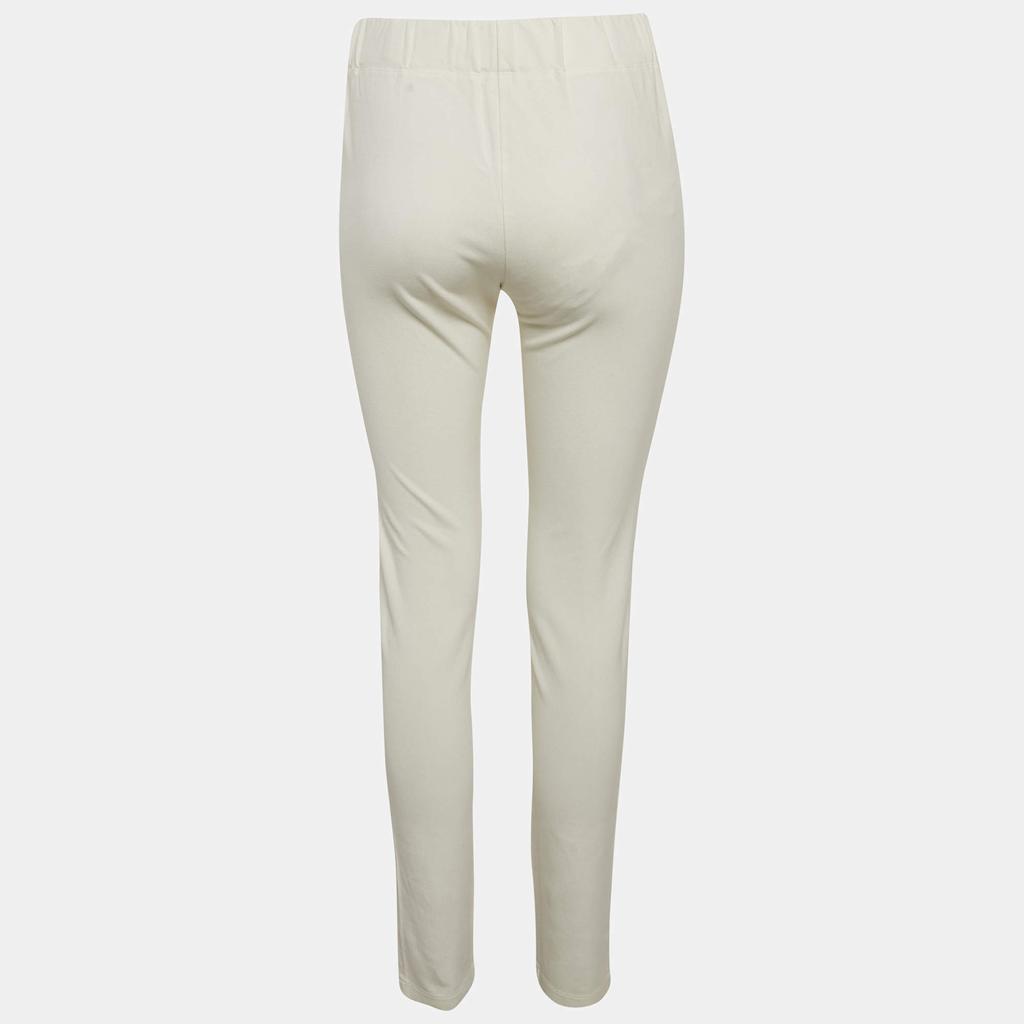 Joseph Joseph White Jersey Skinny Trousers M