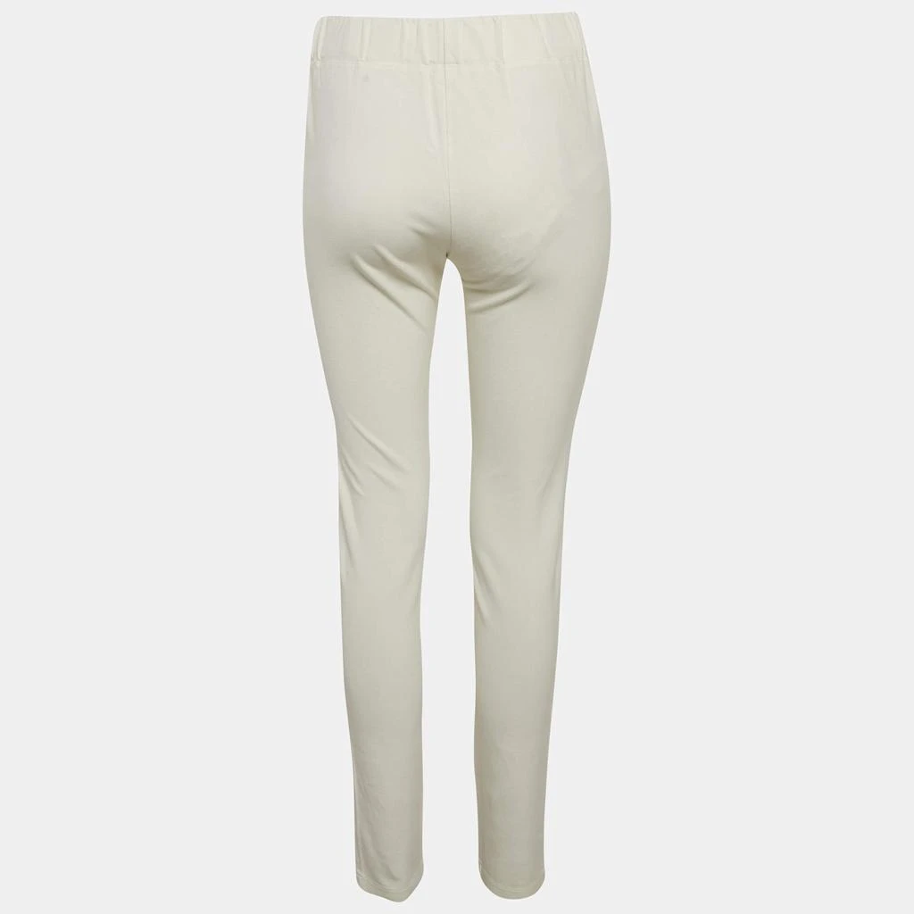 Joseph Joseph White Jersey Skinny Trousers M 2