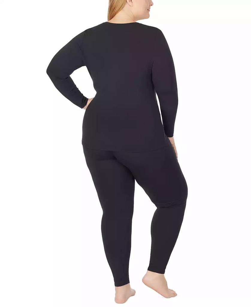 Cuddl Duds Plus Size Softwear with Stretch V-Neck Top