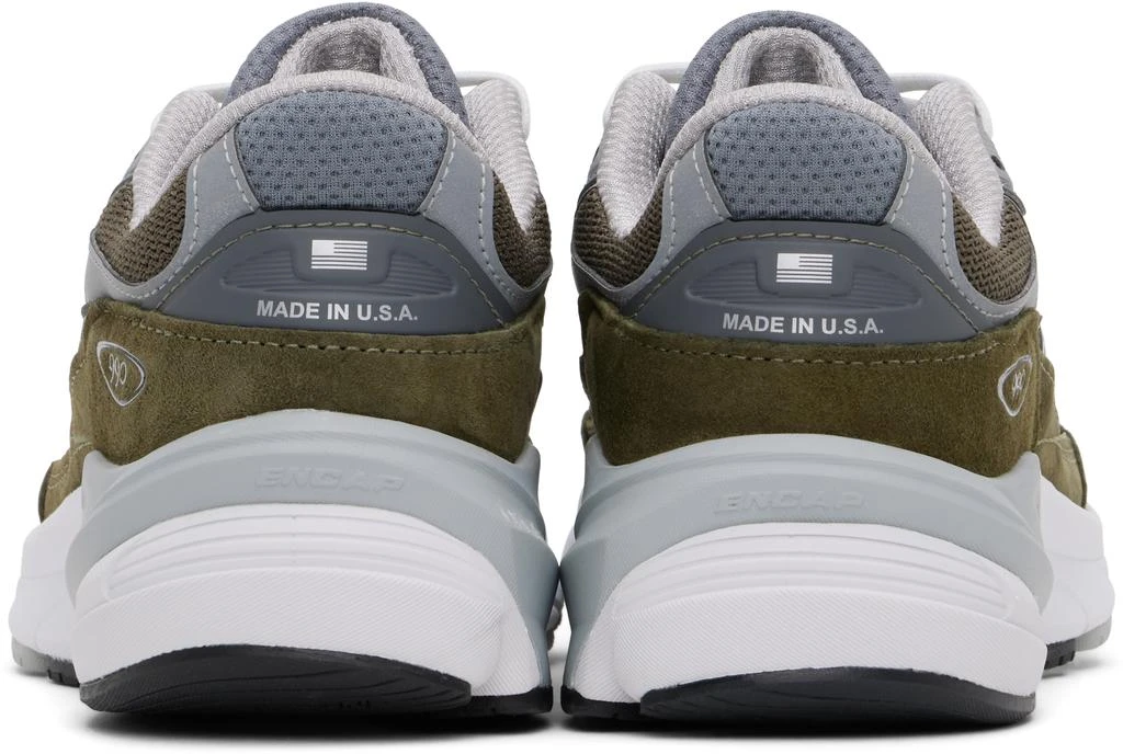New Balance Green & Gray Made in USA 990v6 Sneakers 2