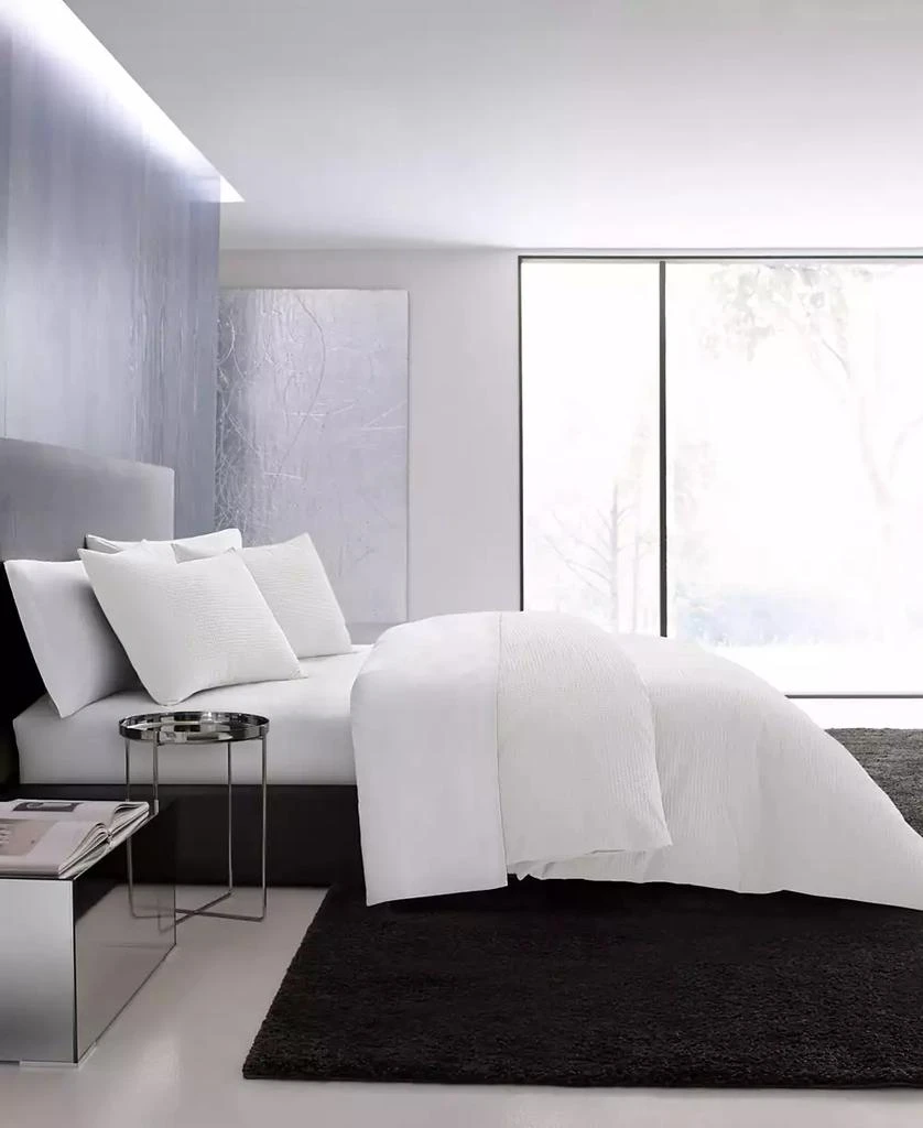 Vera Wang Waffle Pique Cotton 3 Piece Comforter Set 3