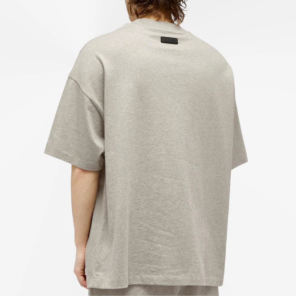 Essentials Fear of God ESSENTIALS Spring Tab Crew Neck T-Shirt - Dark Heather Oatmeal 3