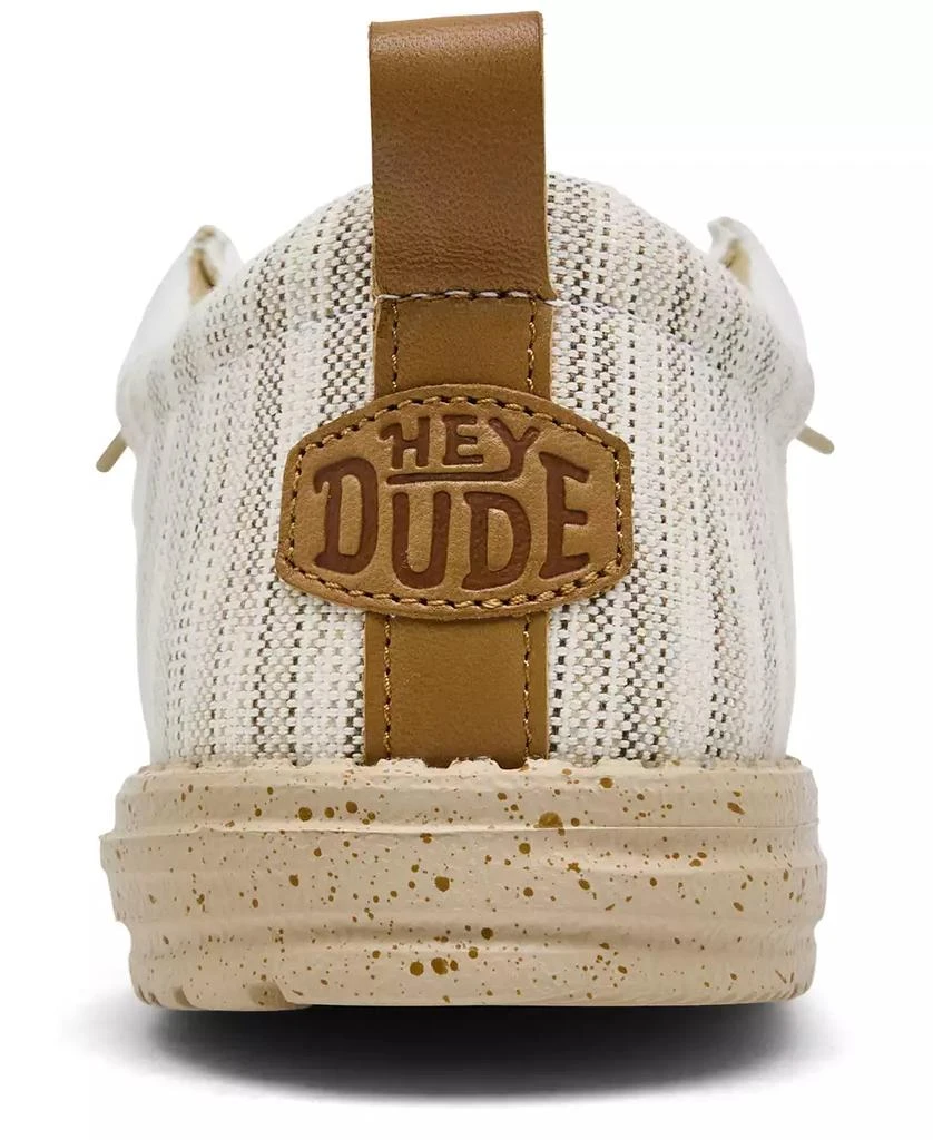 Hey Dude Men
s Wally Funk Woven Jacquard Slip-On Casual Moccasin Sneakers from Finish Line 4