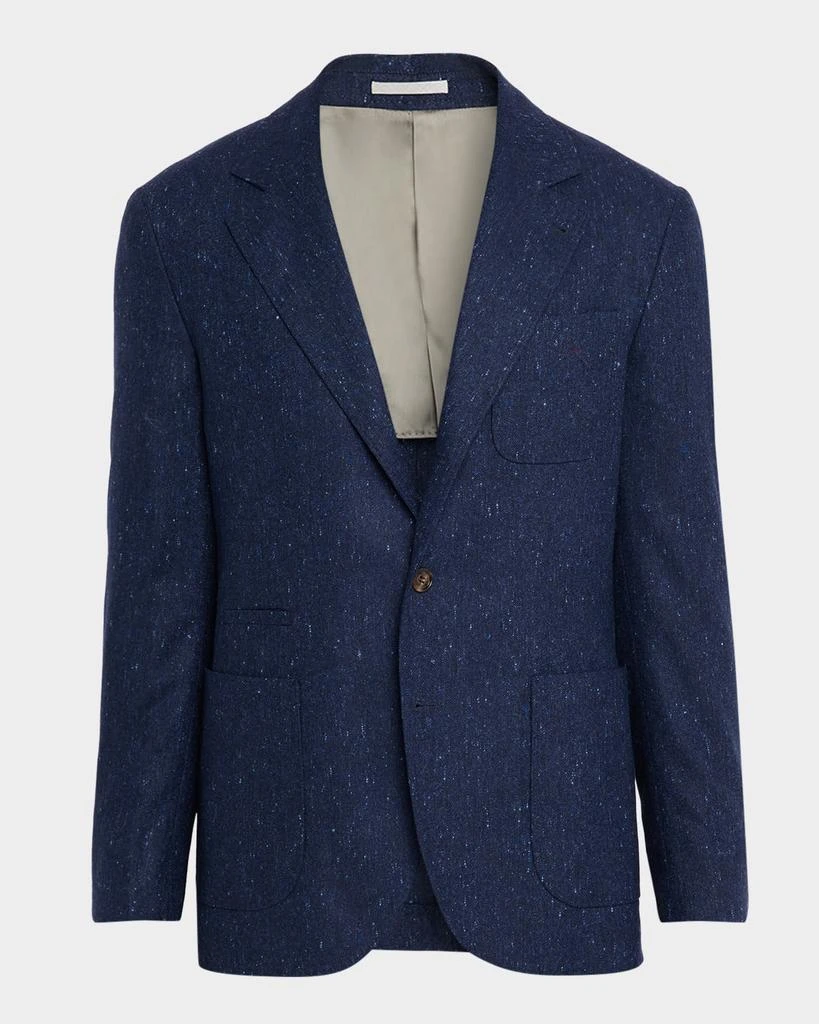 Brunello Cucinelli Men
s Flecked Donegal Sport Coat 1