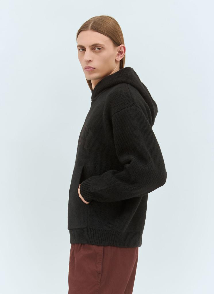 【STUSSY HO24'】Stussy Felt Patch Knit Hoodie Felt Patch Knit Hoodie – Premier