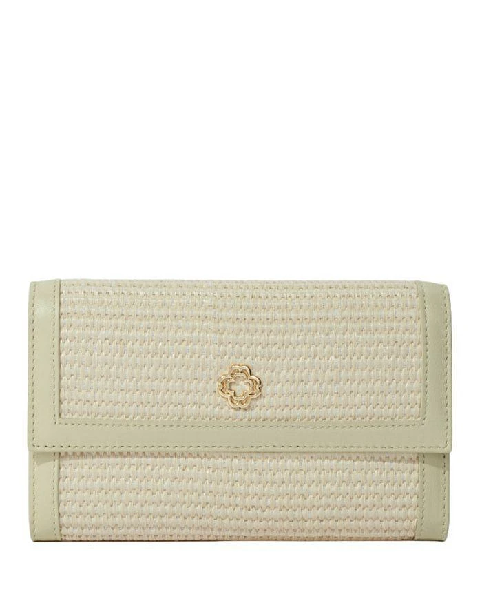 Maje Clover Walk Rafia Effect Clutch 1