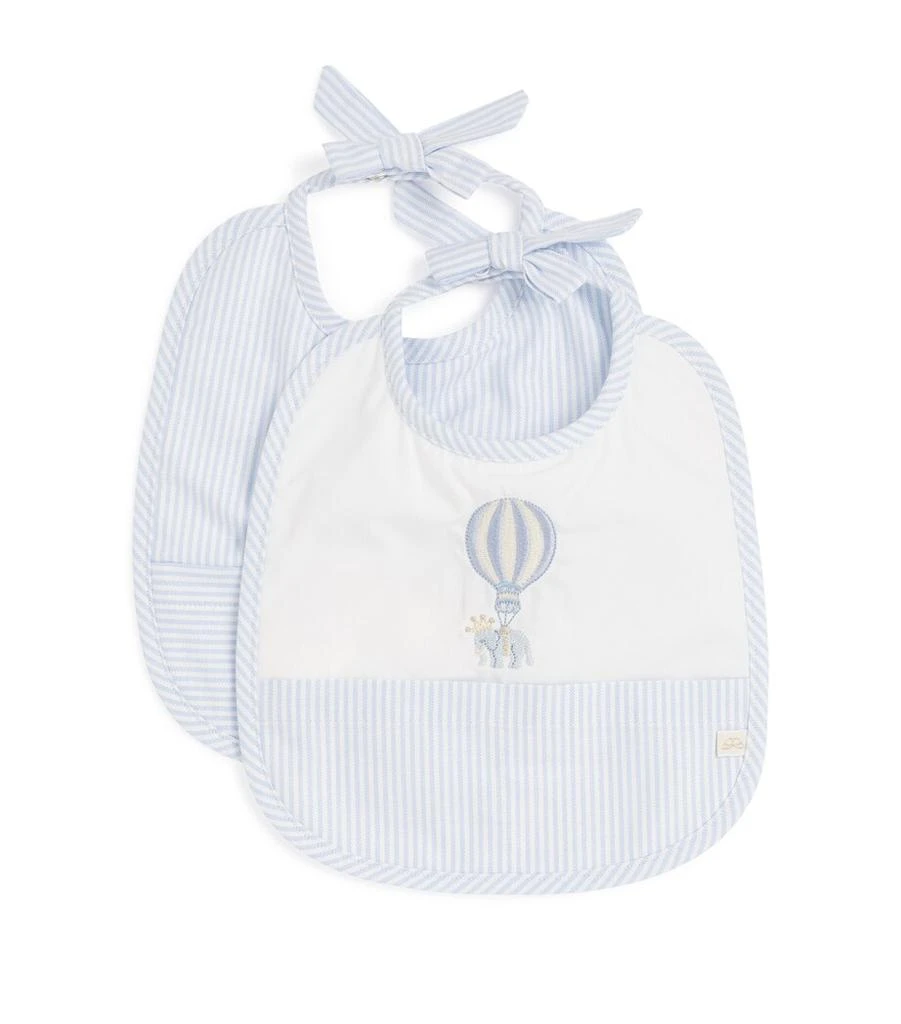 Marie Chantal Cotton April Balloon Dream Bib (Set of 2) 1